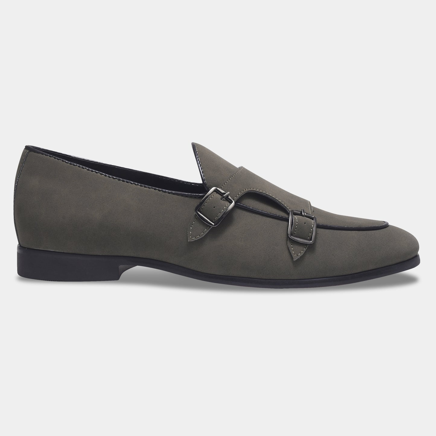 WAVEWALKER MARS Men Black Classic Suede Loafers