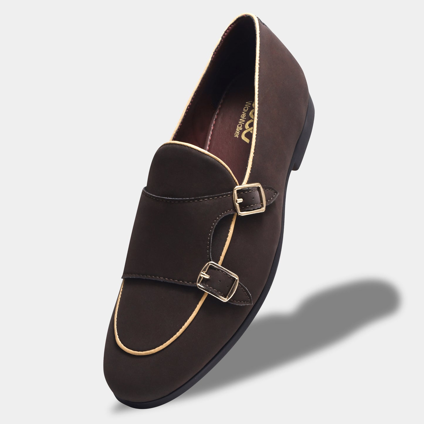 WAVEWALKER MARS Men Black Classic Suede Loafers