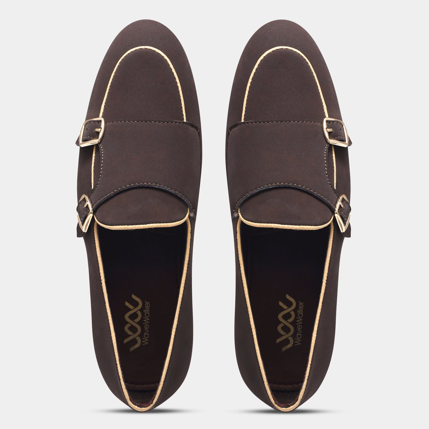 WAVEWALKER MARS Men Black Classic Suede Loafers