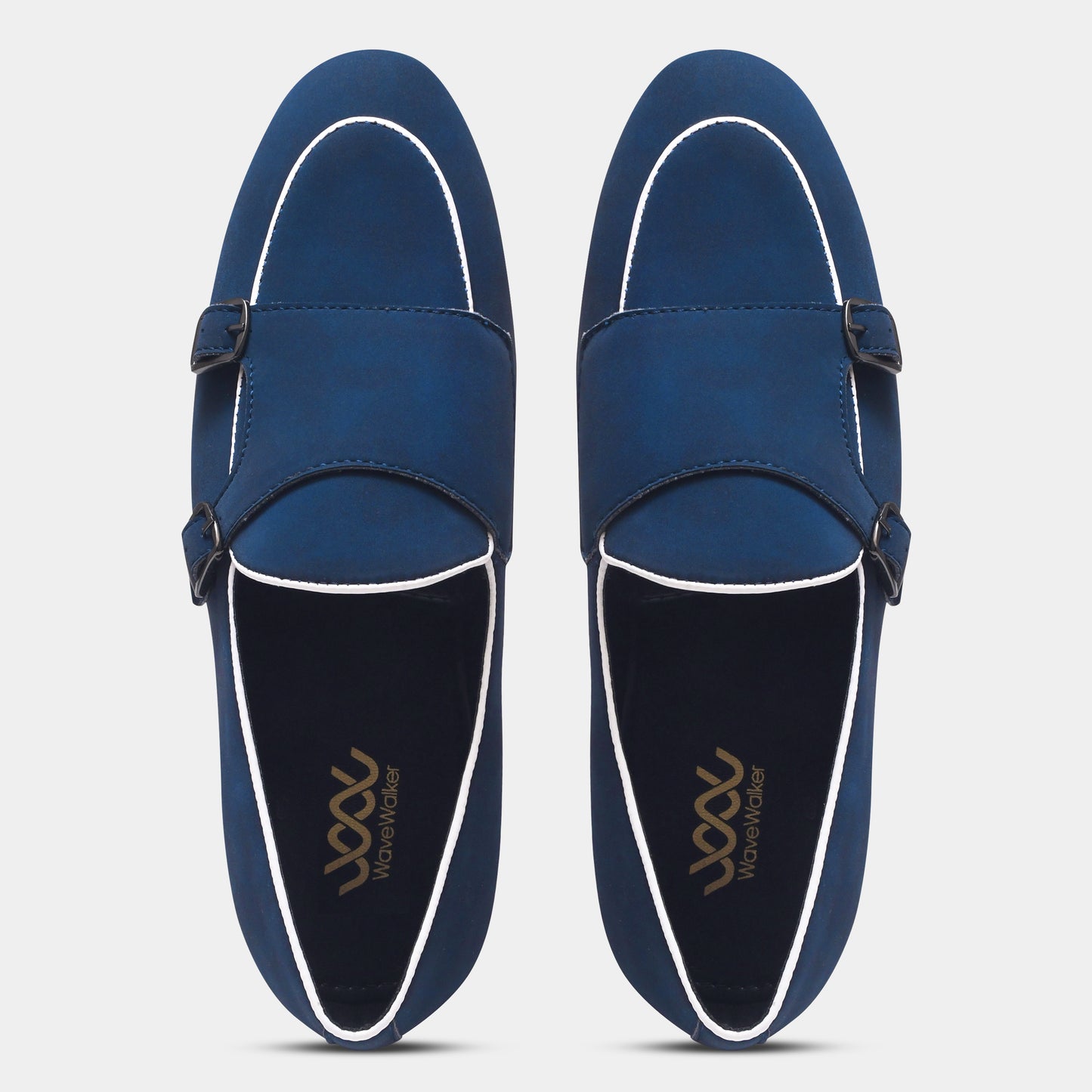 WAVEWALKER MARS Men Black Classic Suede Loafers