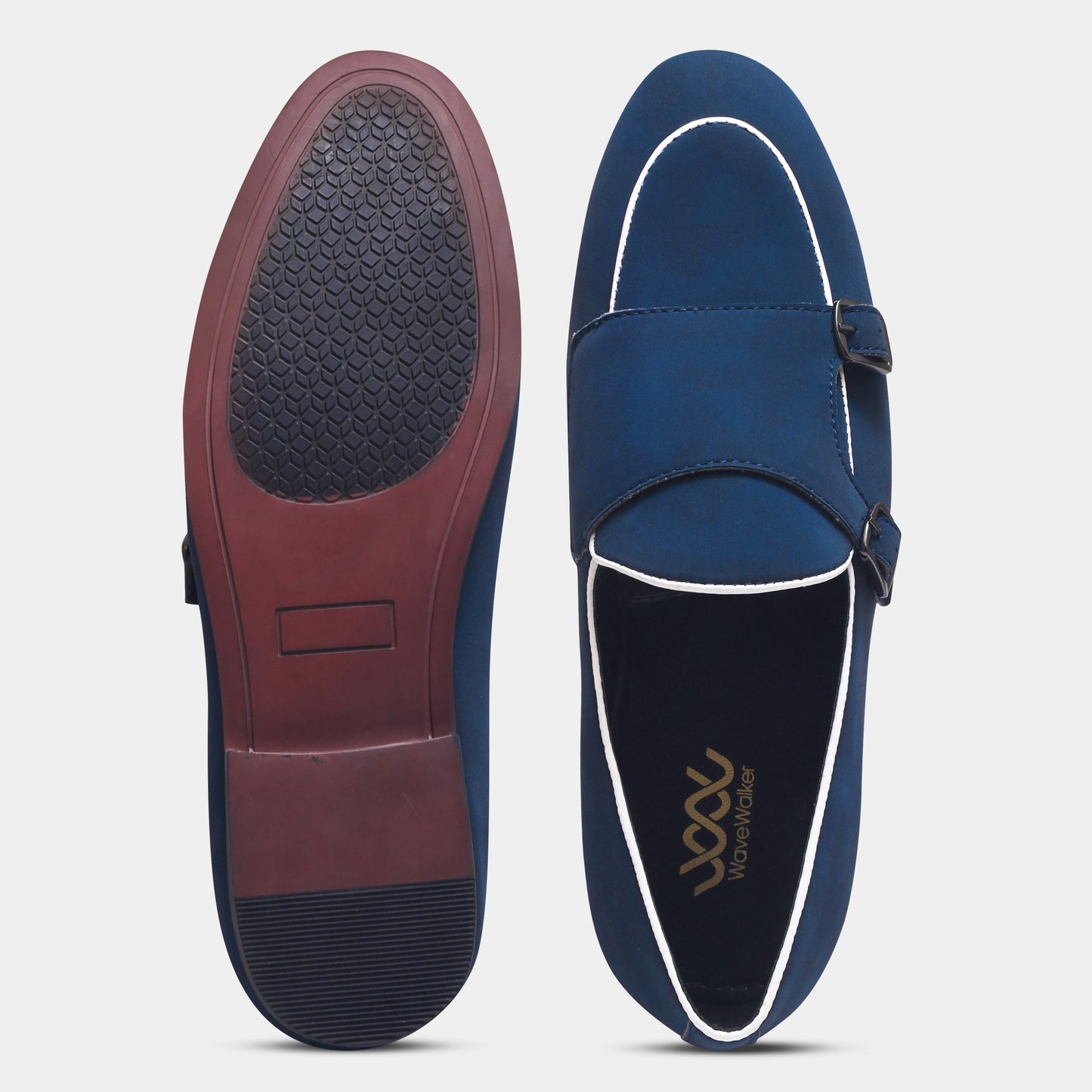 WAVEWALKER MARS Men Black Classic Suede Loafers