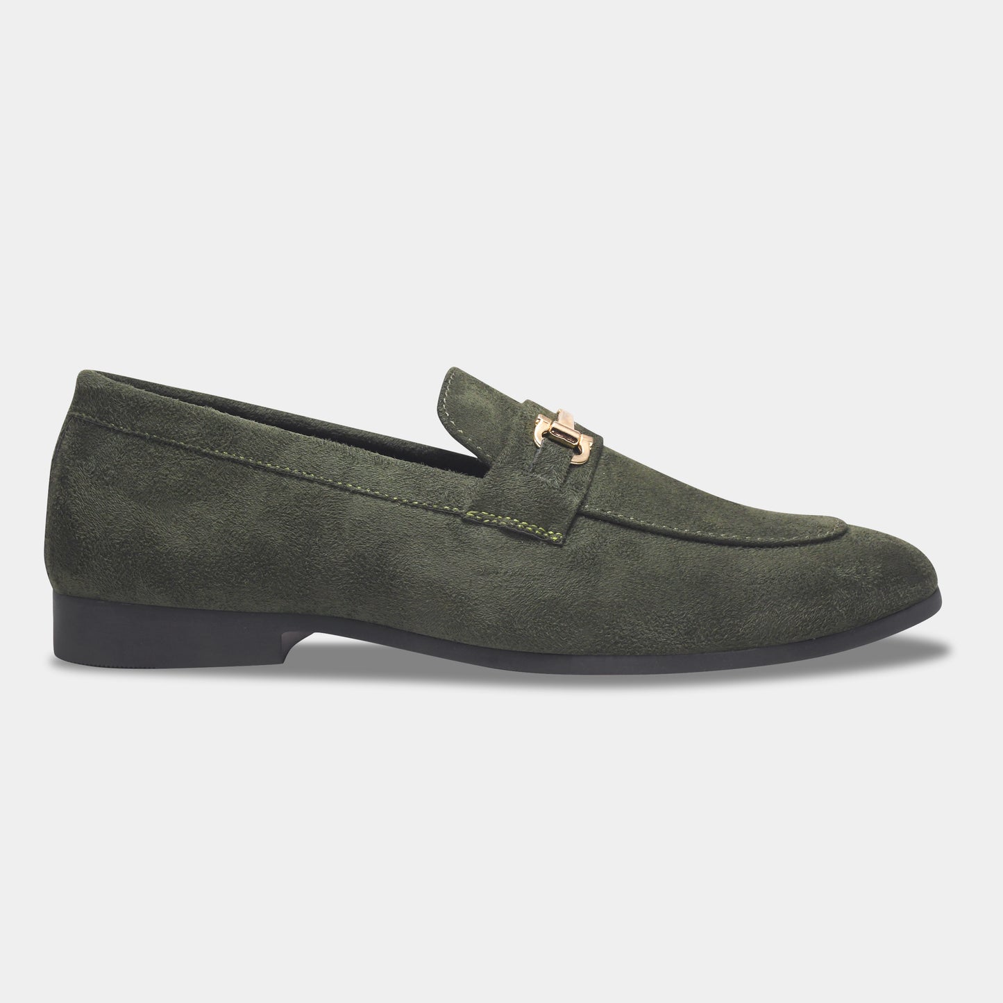 WAVEWALKER CRANE Men Black Classic Suede Loafers