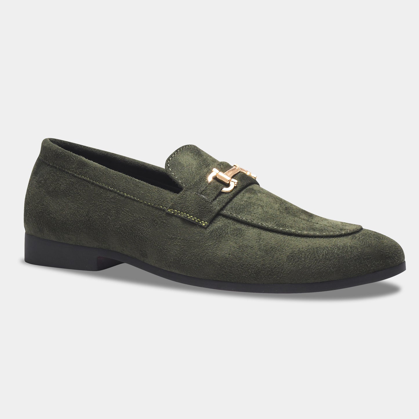 WAVEWALKER CRANE Men Black Classic Suede Loafers