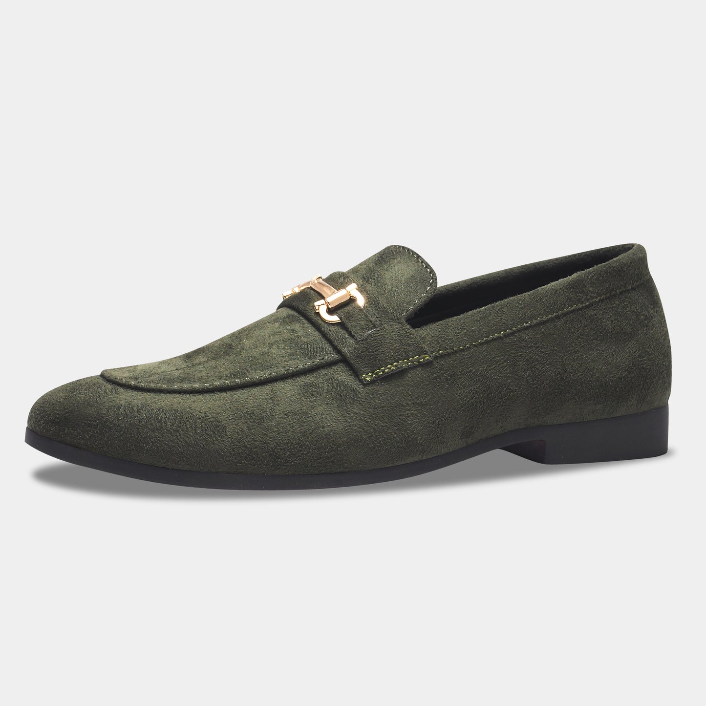 WAVEWALKER CRANE Men Black Classic Suede Loafers