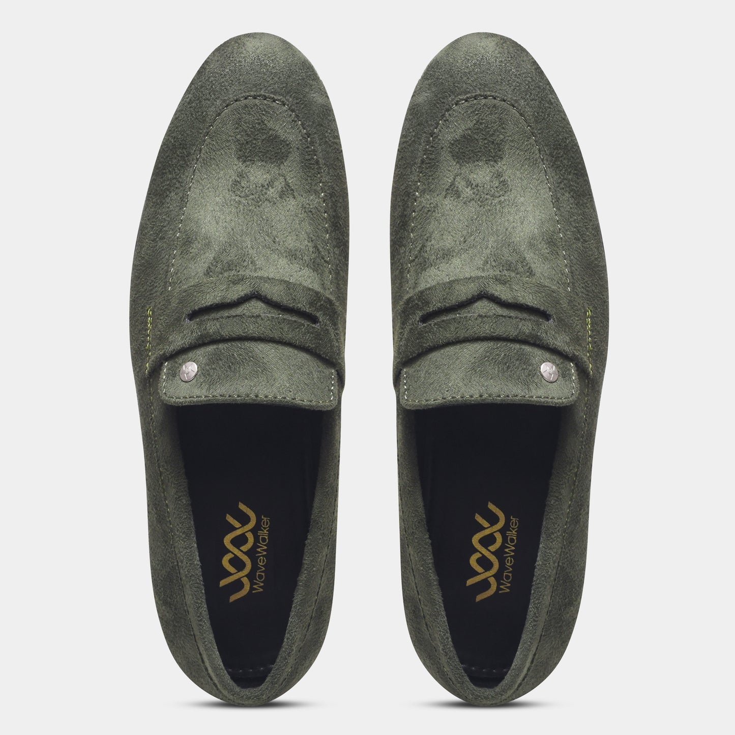 WAVEWALKER CHARGE Men Black Classic Suede Loafers