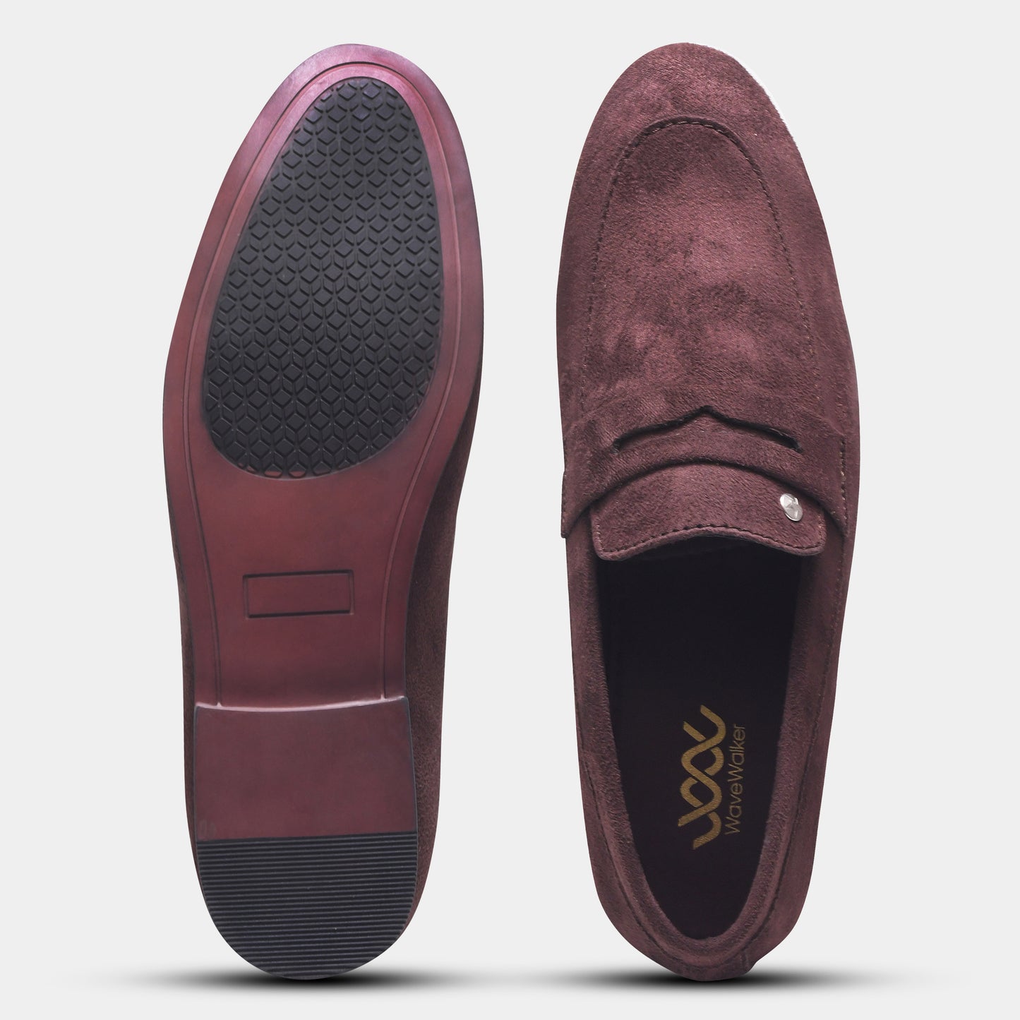 WAVEWALKER CHARGE Men Black Classic Suede Loafers