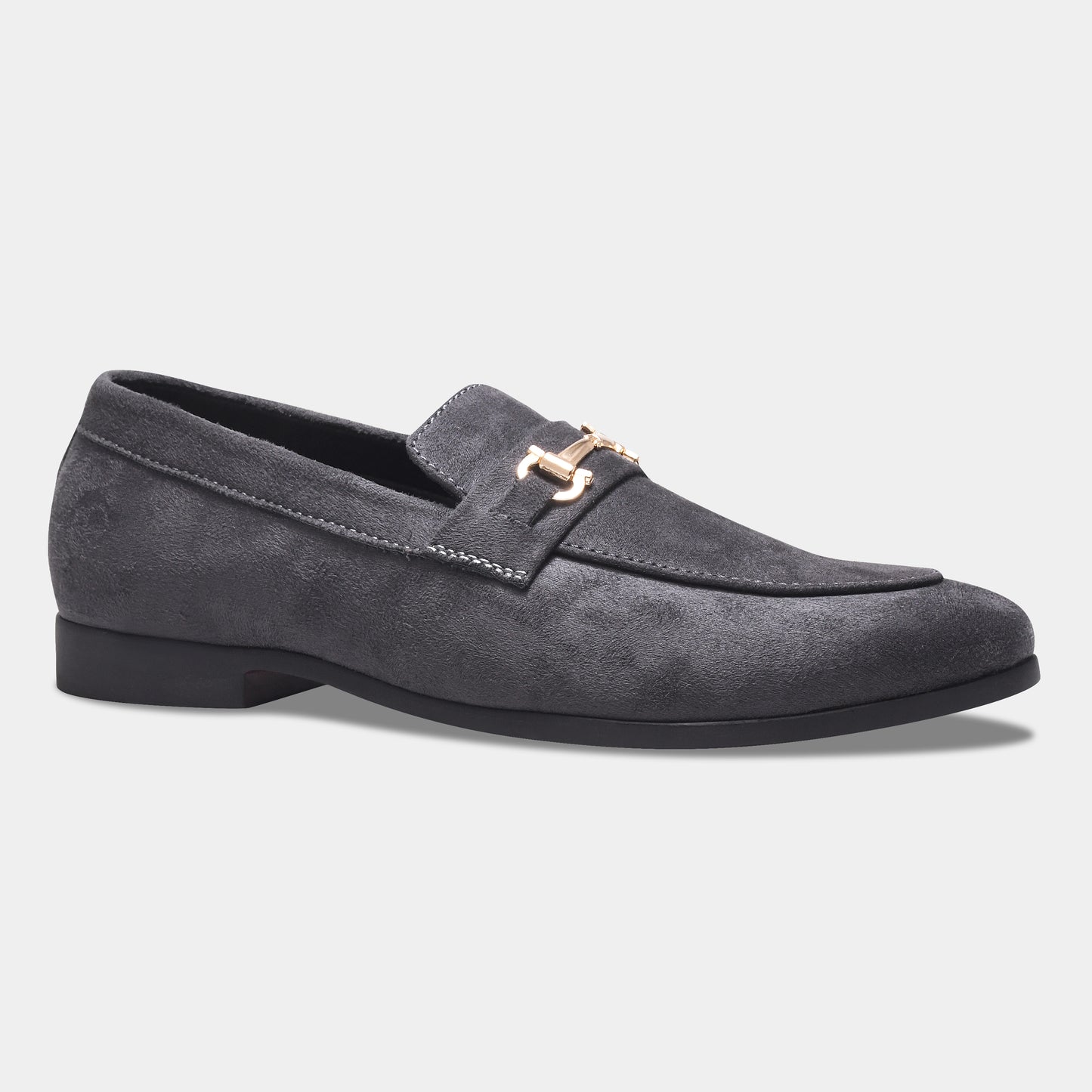 WAVEWALKER CRANE Men Black Classic Suede Loafers