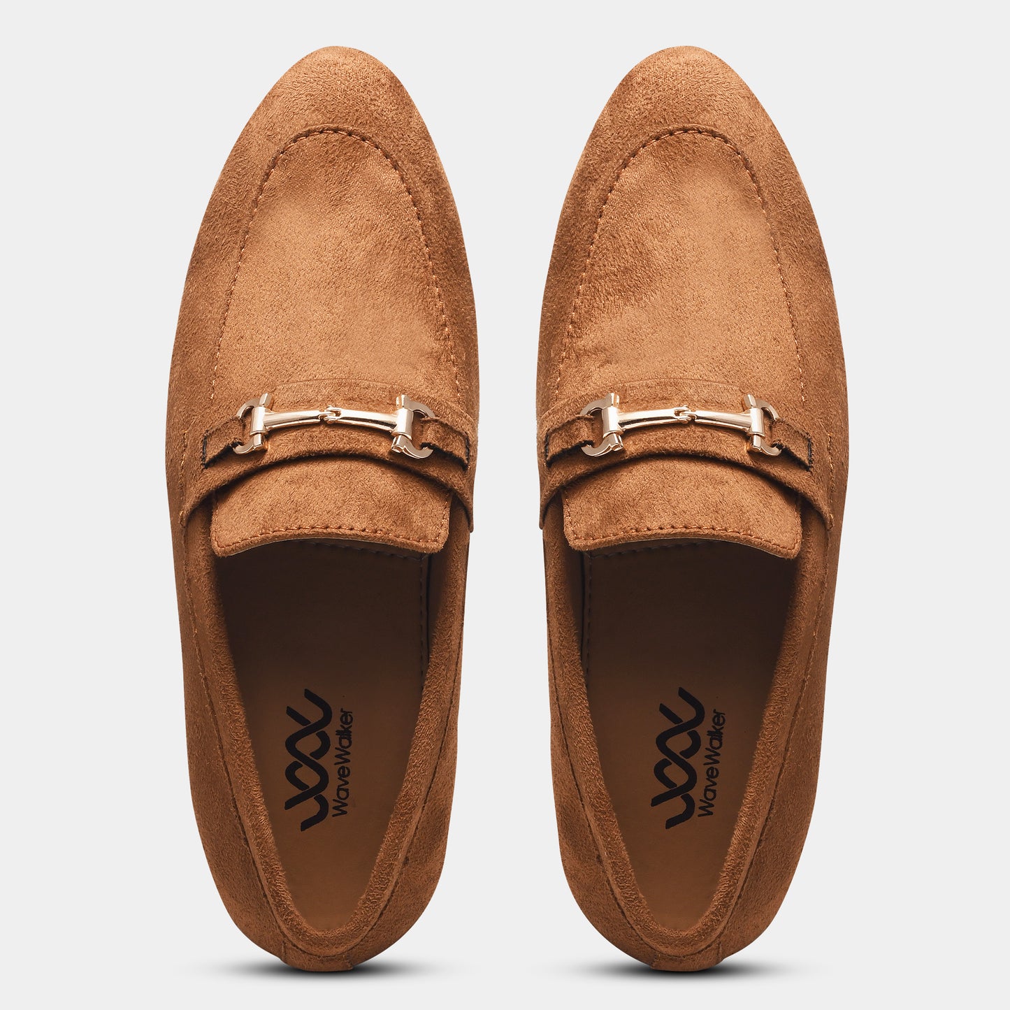 WAVEWALKER CRANE Men Black Classic Suede Loafers