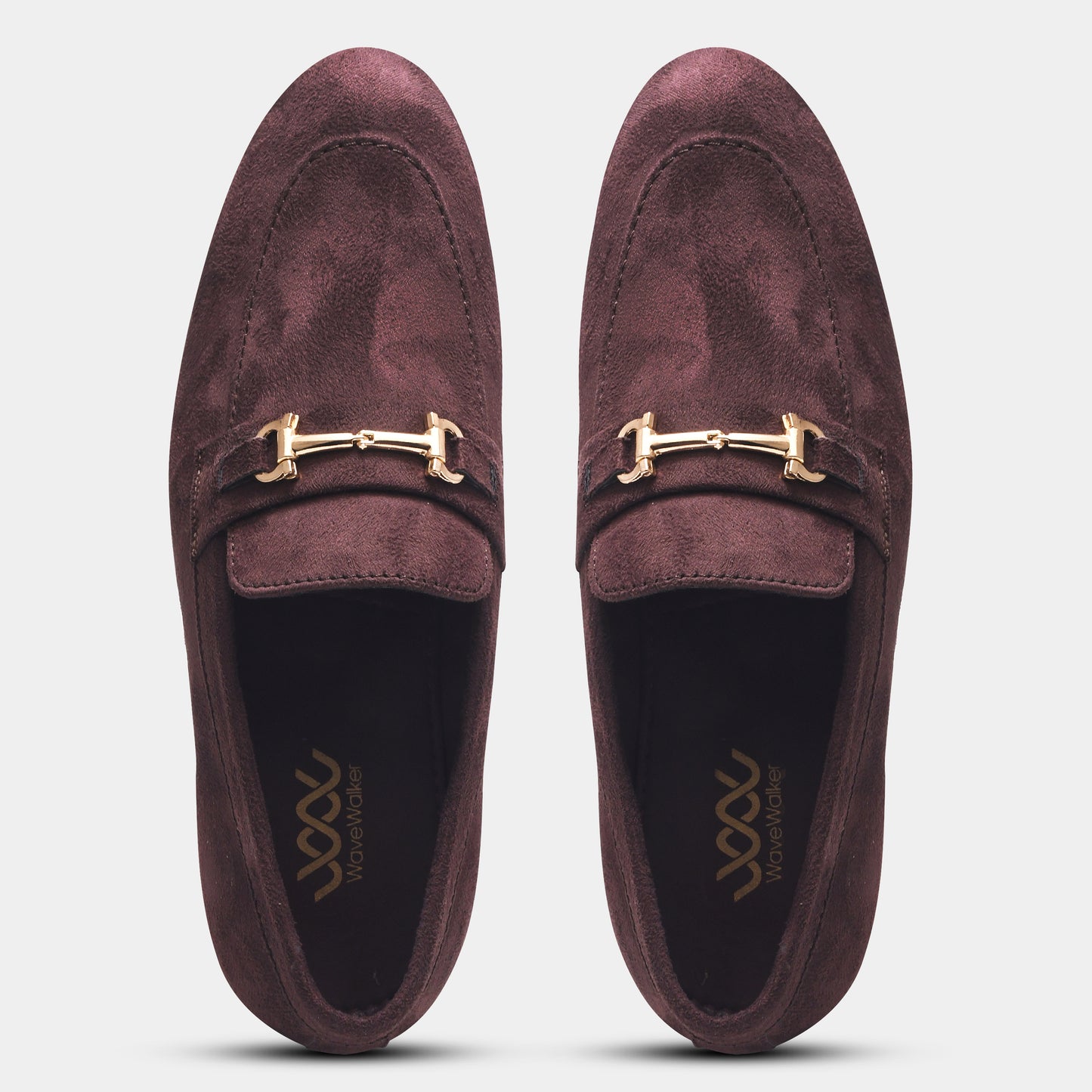 WAVEWALKER CRANE Men Black Classic Suede Loafers