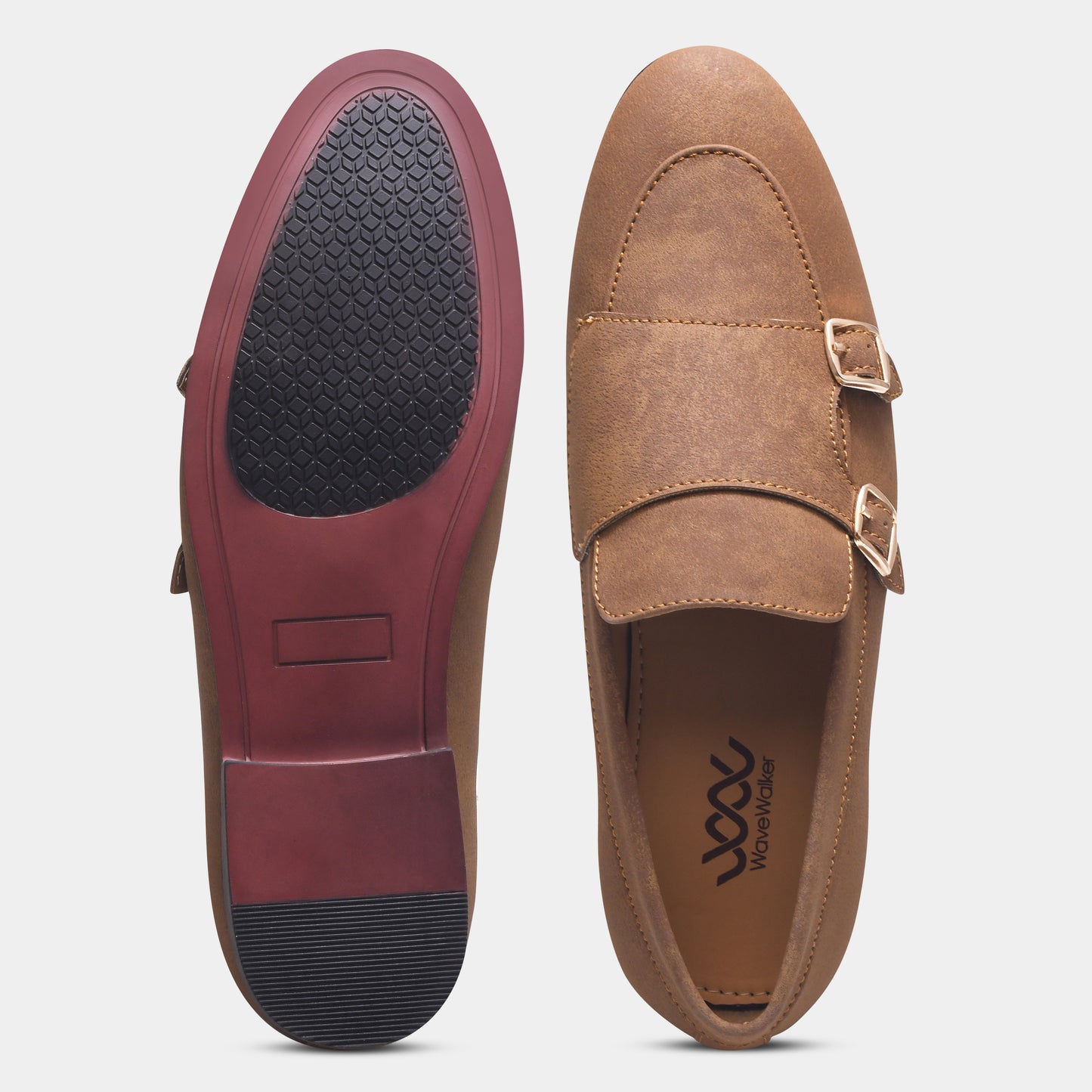 WAVEWALKER AXIS Men Beige Classic Suede Loafers