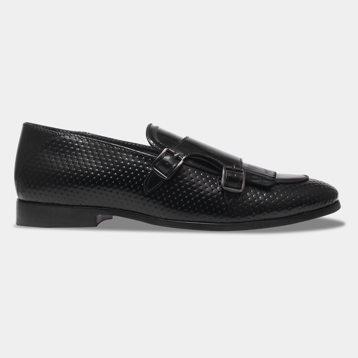 WAVEWALKER INFINITY Men Faux Leather Black Slip-On Loafers