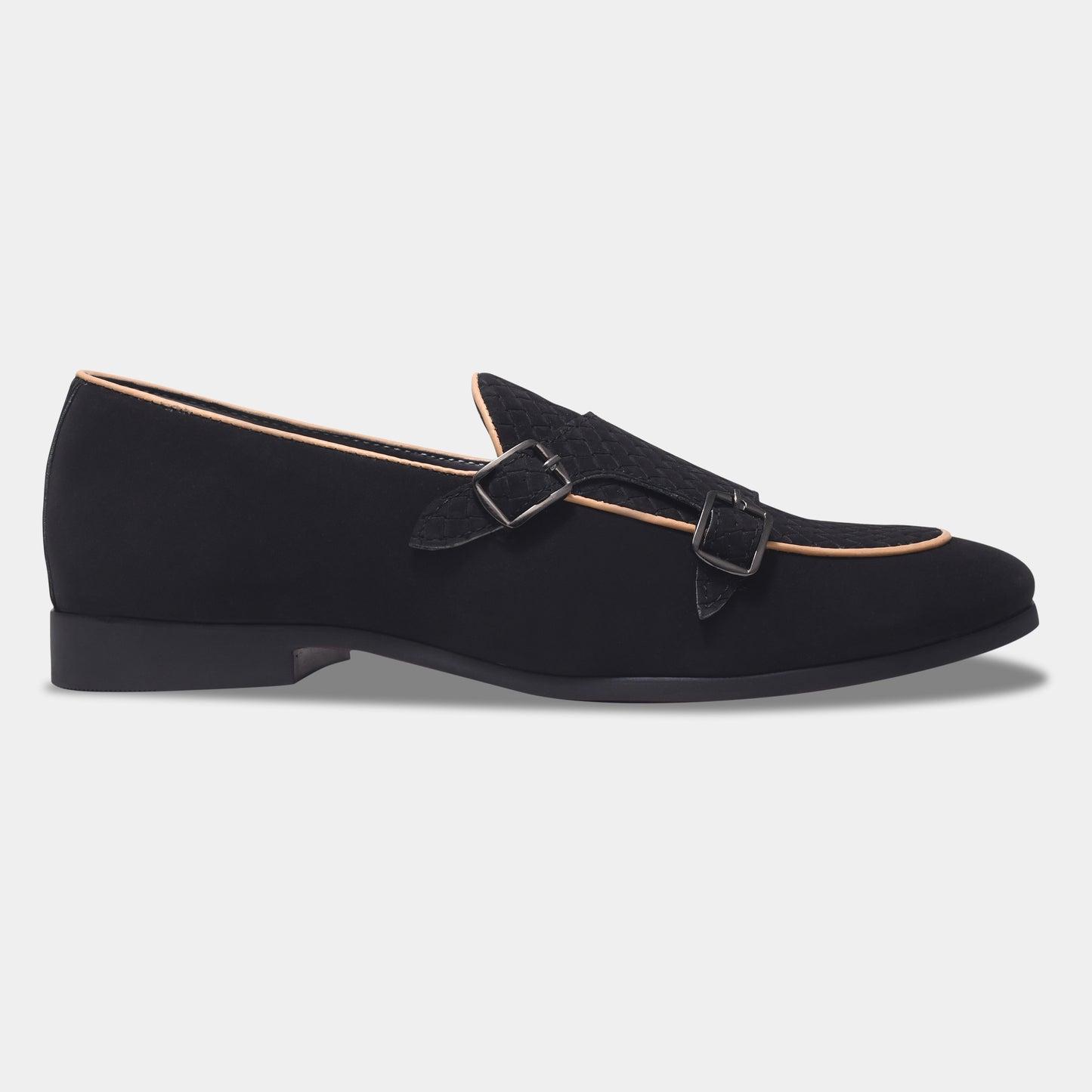 WAVEWALKER CAPTAIN Men Black Classic Suede Loafers