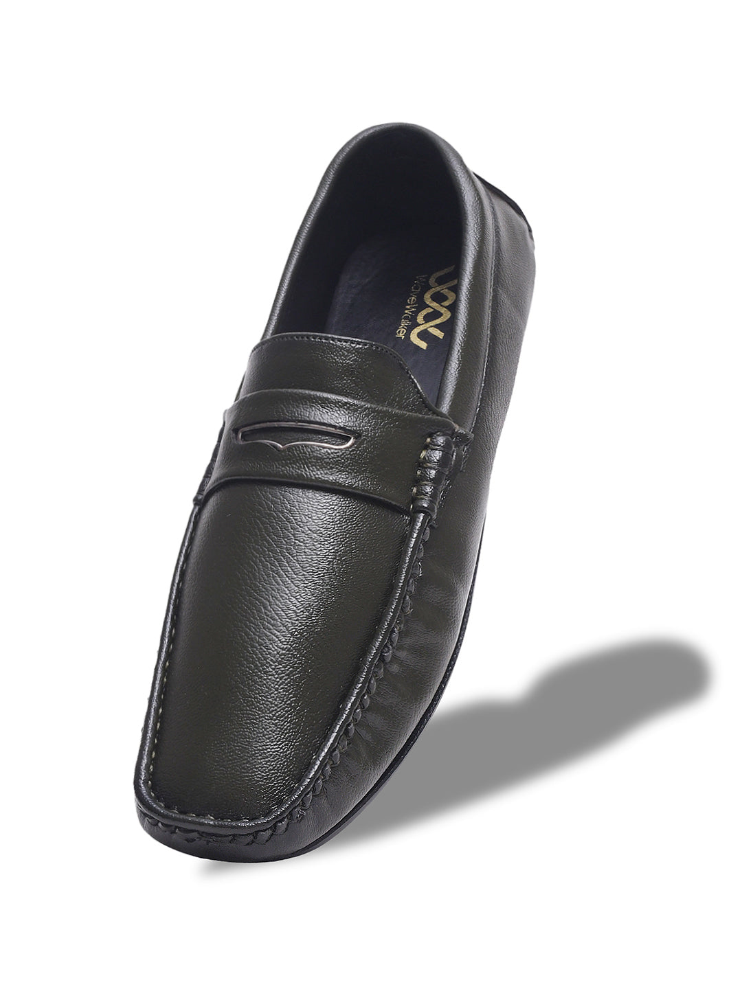 WAVEWALKER AERO Men Beige Faux Leather Slip-On Loafers