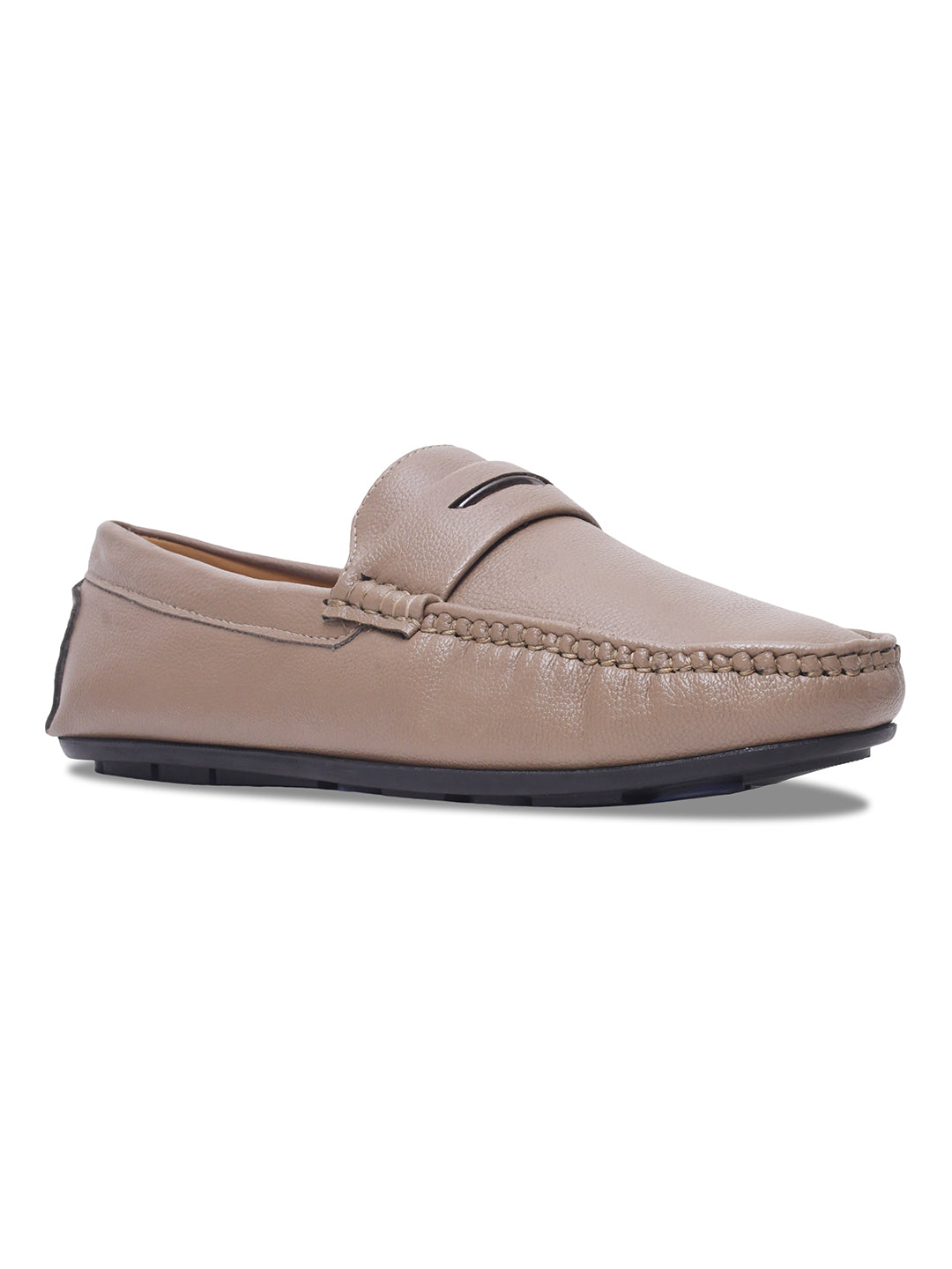 WAVEWALKER AERO Men Beige Faux Leather Slip-On Loafers