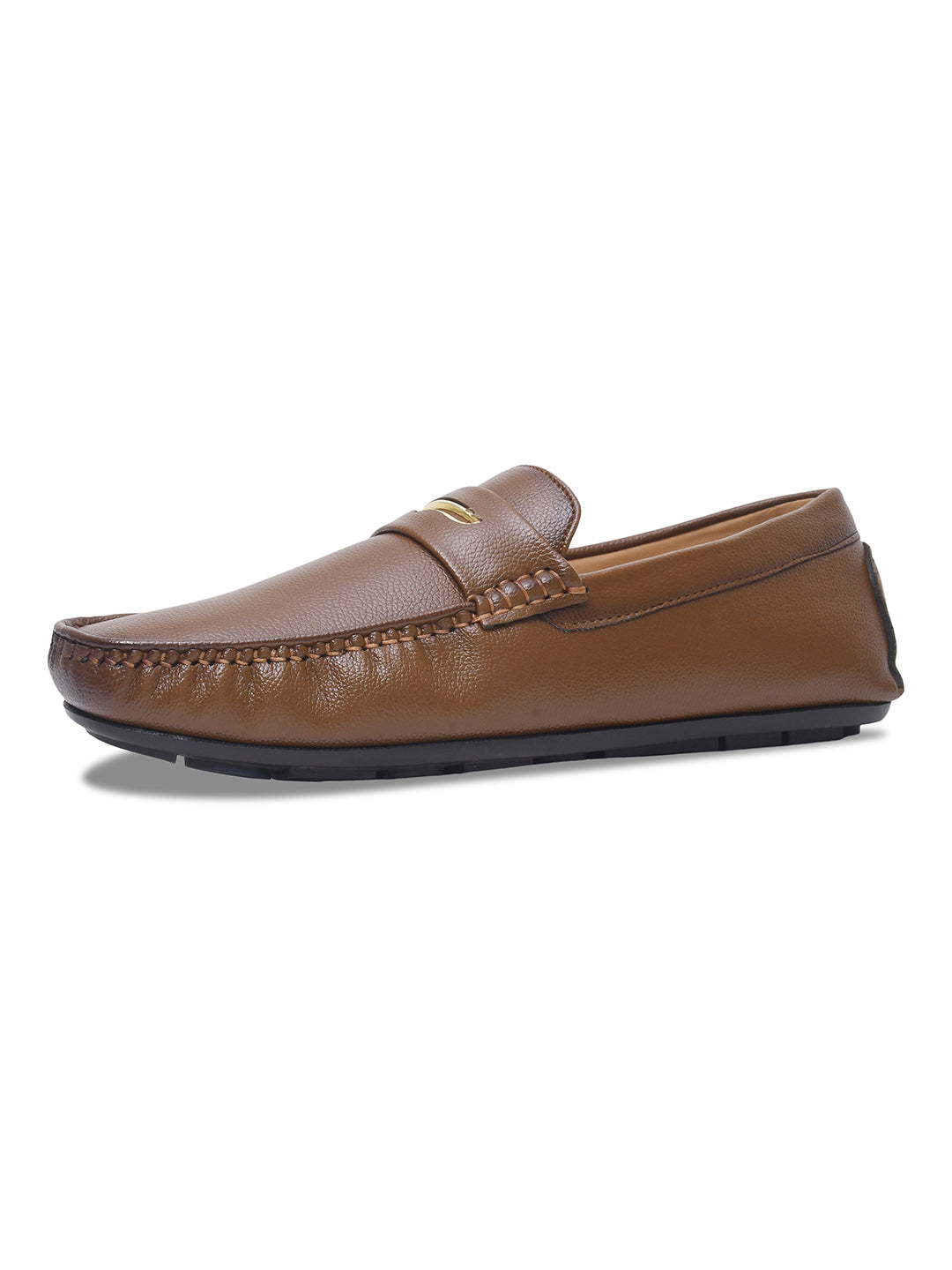 WAVEWALKER AERO Men Beige Faux Leather Slip-On Loafers