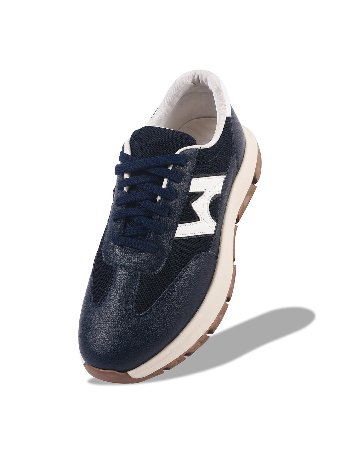 WAVEWALKER KILLER-1 Men Faux Leather Blue Casual Lace-Ups Shoes