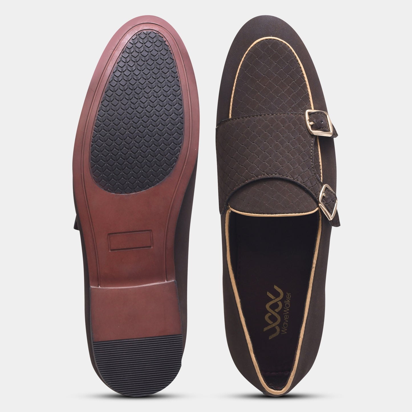 WAVEWALKER CAPTAIN Men Black Classic Suede Loafers