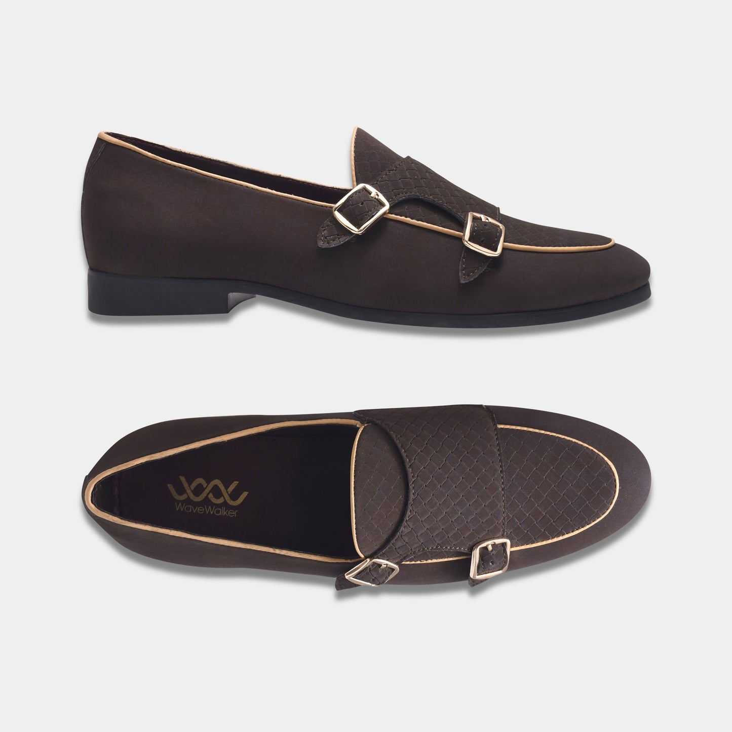 WAVEWALKER CAPTAIN Men Black Classic Suede Loafers