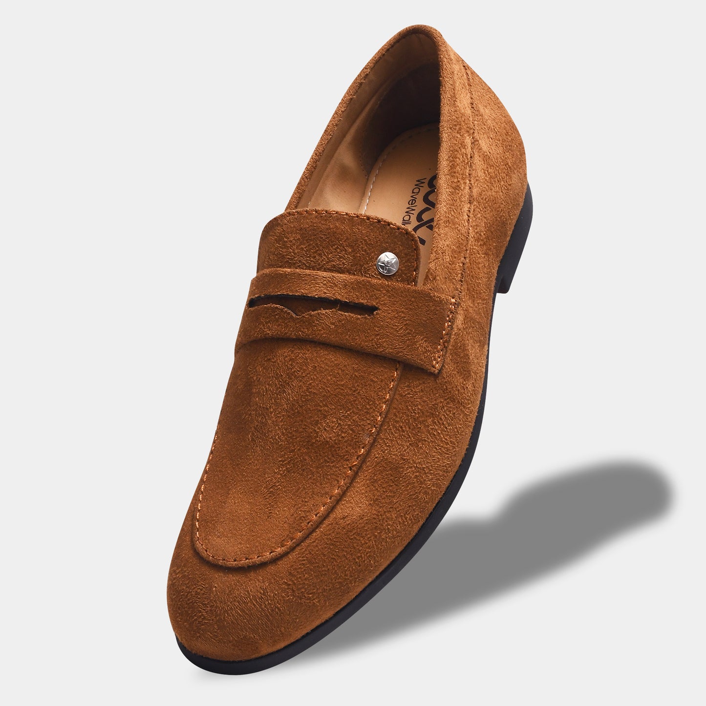 WAVEWALKER CHARGE Men Black Classic Suede Loafers