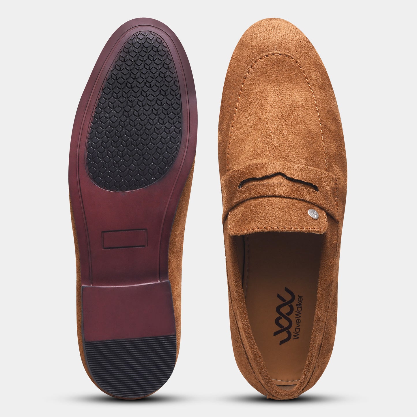 WAVEWALKER CHARGE Men Black Classic Suede Loafers