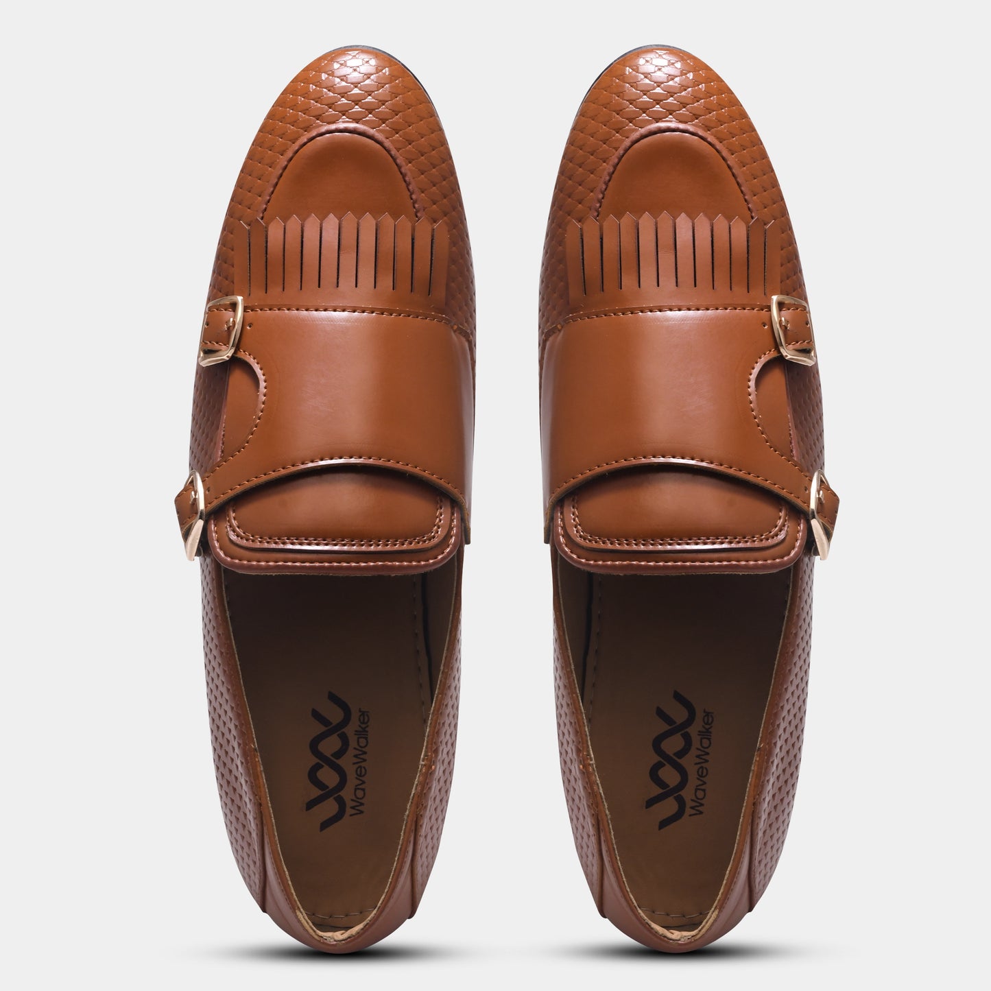 WAVEWALKER INFINITY Men Faux Leather Black Slip-On Loafers