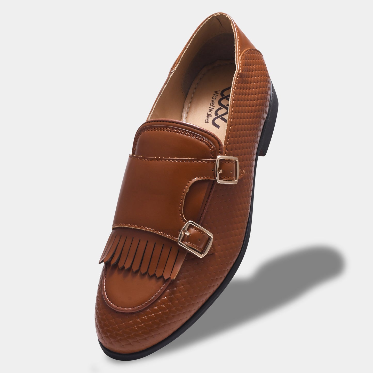 WAVEWALKER INFINITY Men Faux Leather Black Slip-On Loafers