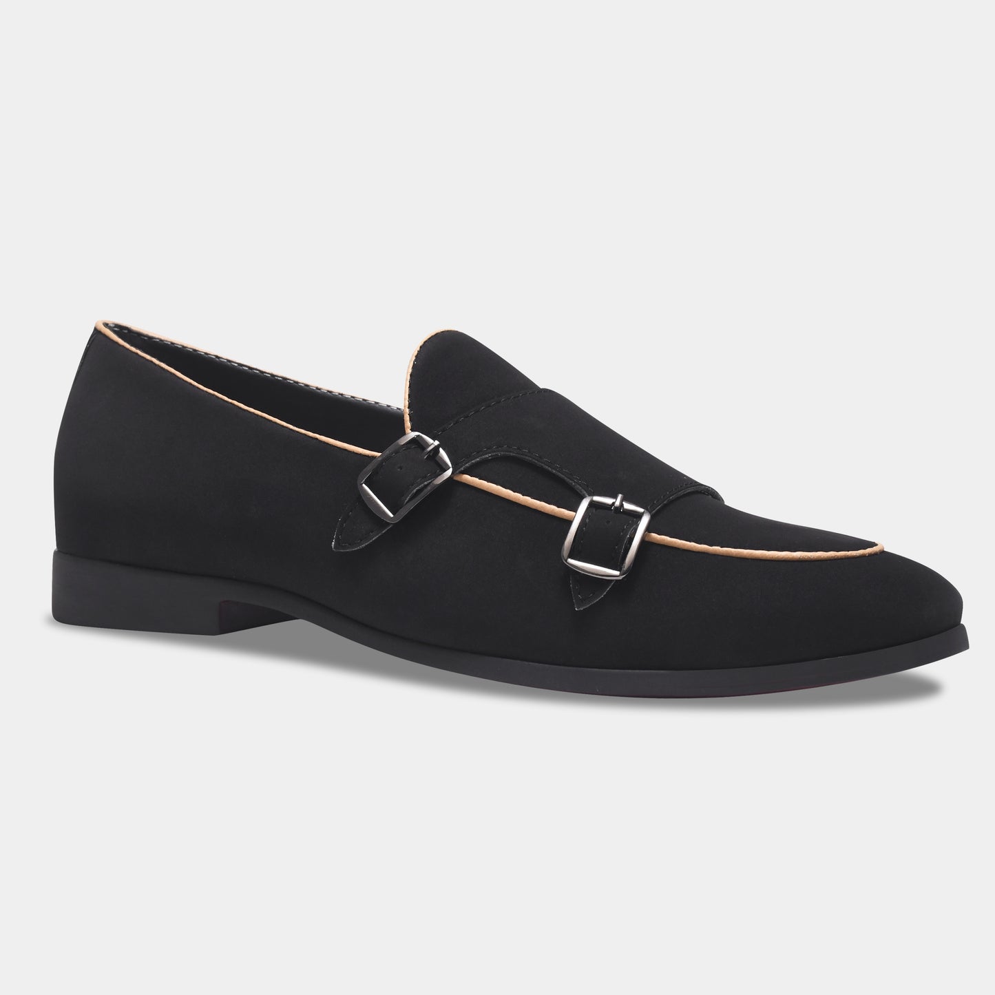WAVEWALKER MARS Men Black Classic Suede Loafers