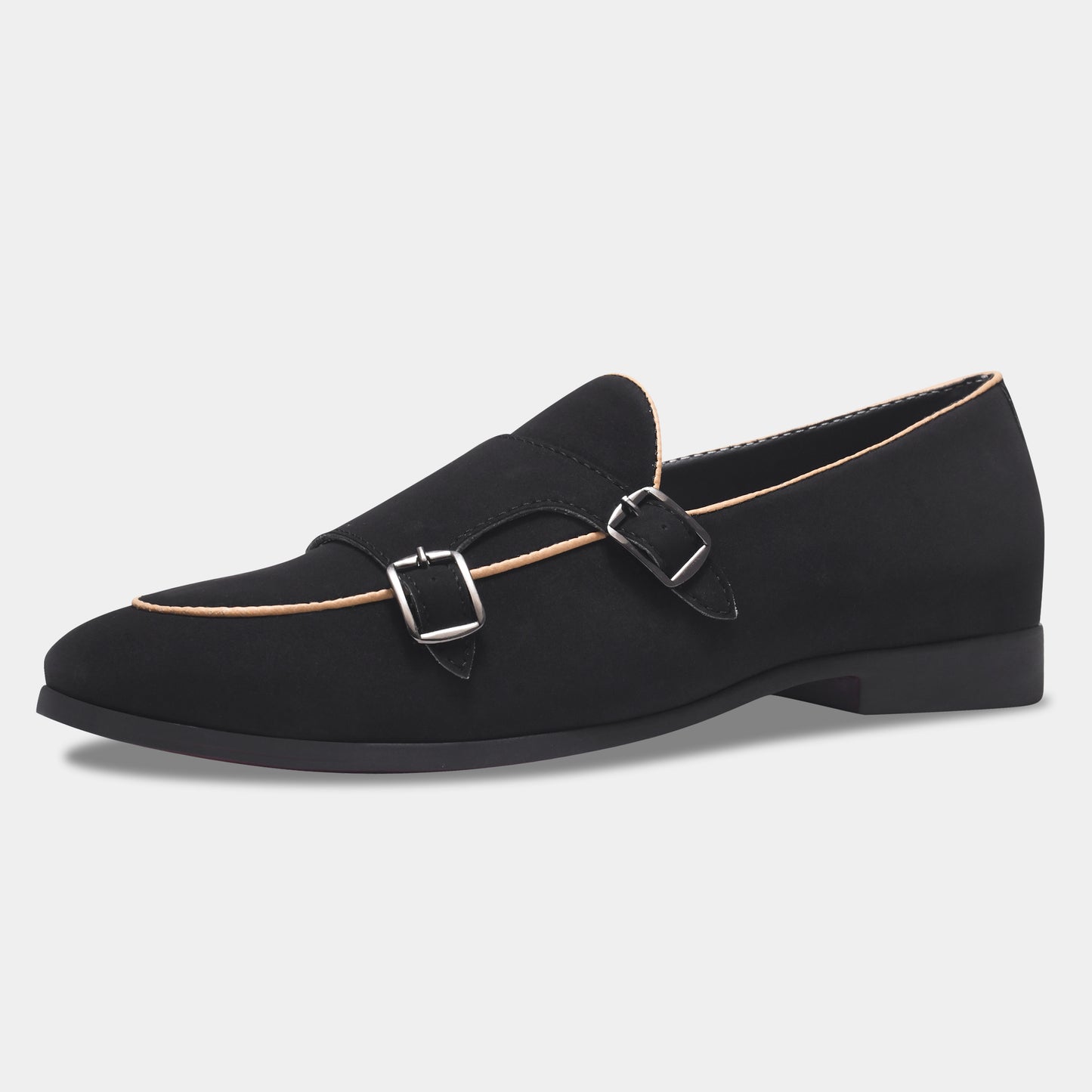 WAVEWALKER MARS Men Black Classic Suede Loafers