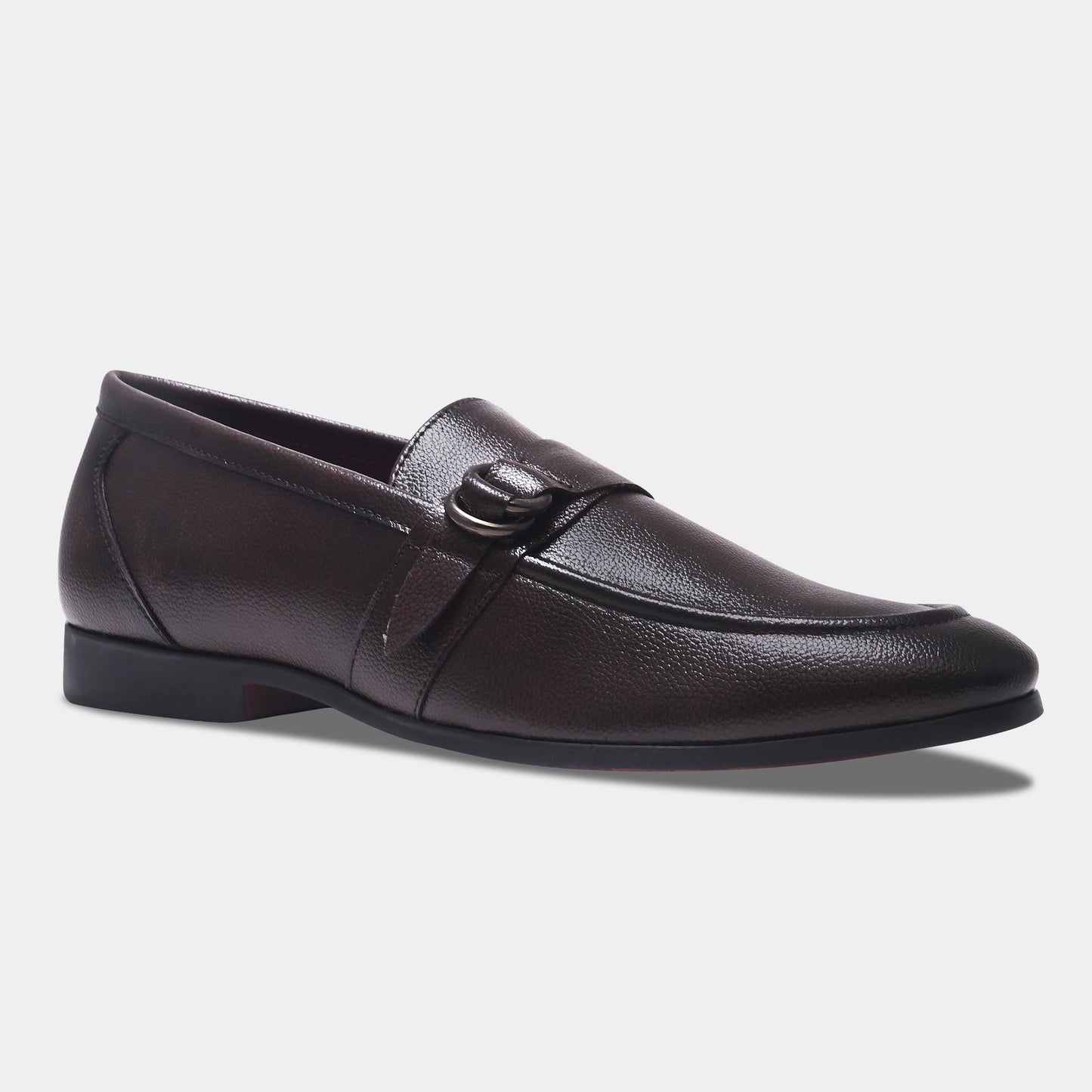 WAVEWALKER PUNCH Men Faux Leather Black Slip-On Loafers