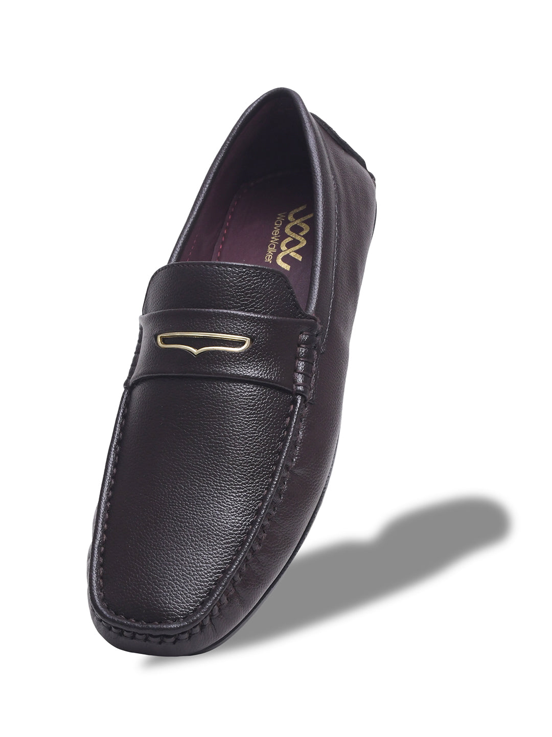 WAVEWALKER AERO Men Beige Faux Leather Slip-On Loafers