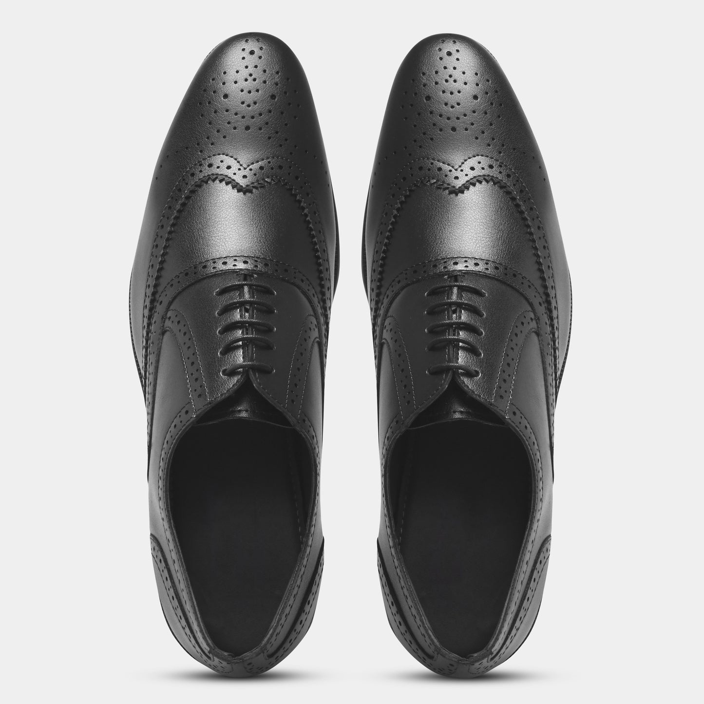 WAVEWALKER ALPHA Refined Craftsmanship Brown Lace-Up Brogue Shoes For Men