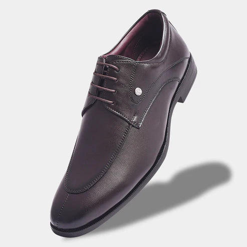 Wave Walker Arrow Split Toe Black Derby Formal Shoes For Men