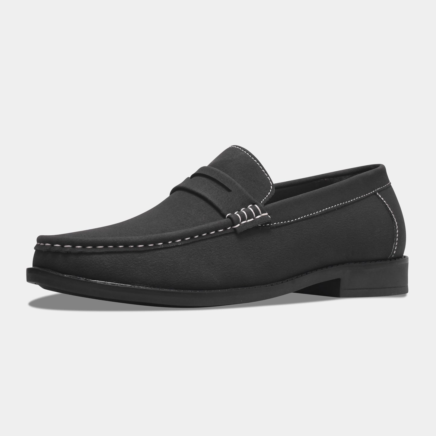 Wave Walker Charls Suede Loafers Black For Men