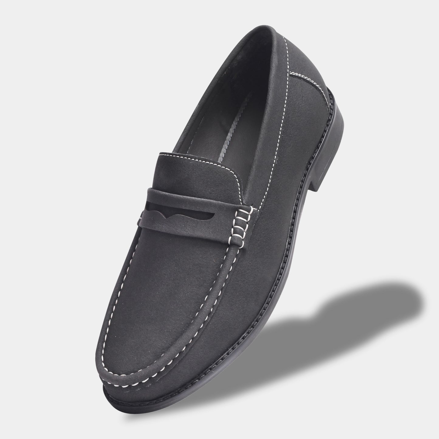 Wave Walker Charls Suede Loafers Black For Men