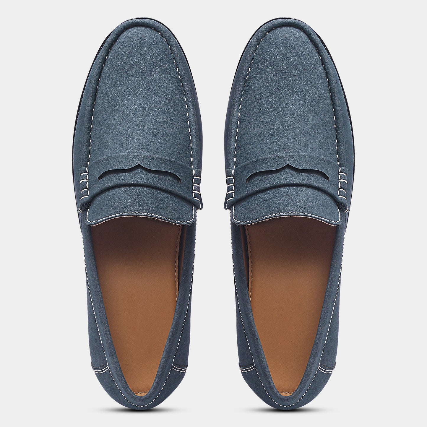 WAVEWALKER Charls Suede Loafers Green For Men