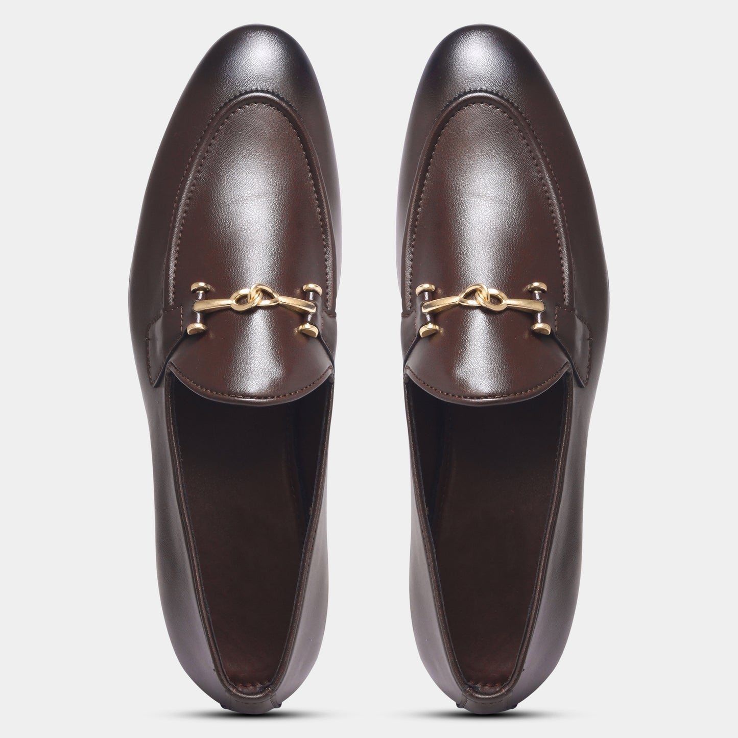 Wave Walker Command Classic Dress Brown Penny Loafers For Men