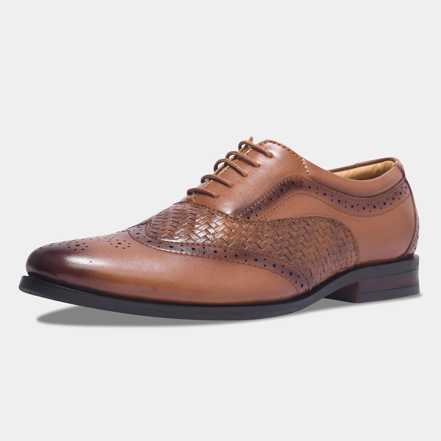 Wave Walker Cruse Sophisticated & Tan Stylish Lace-Up Brogue Shoes For