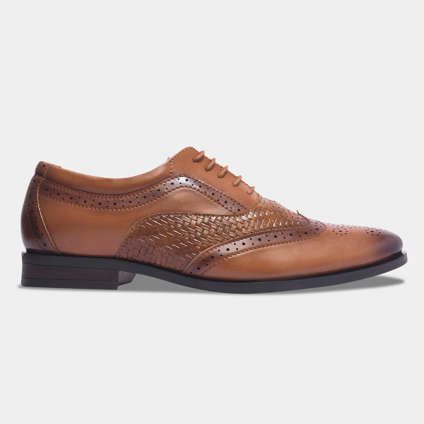 Wave Walker Cruse Sophisticated & Tan Stylish Lace-Up Brogue Shoes For