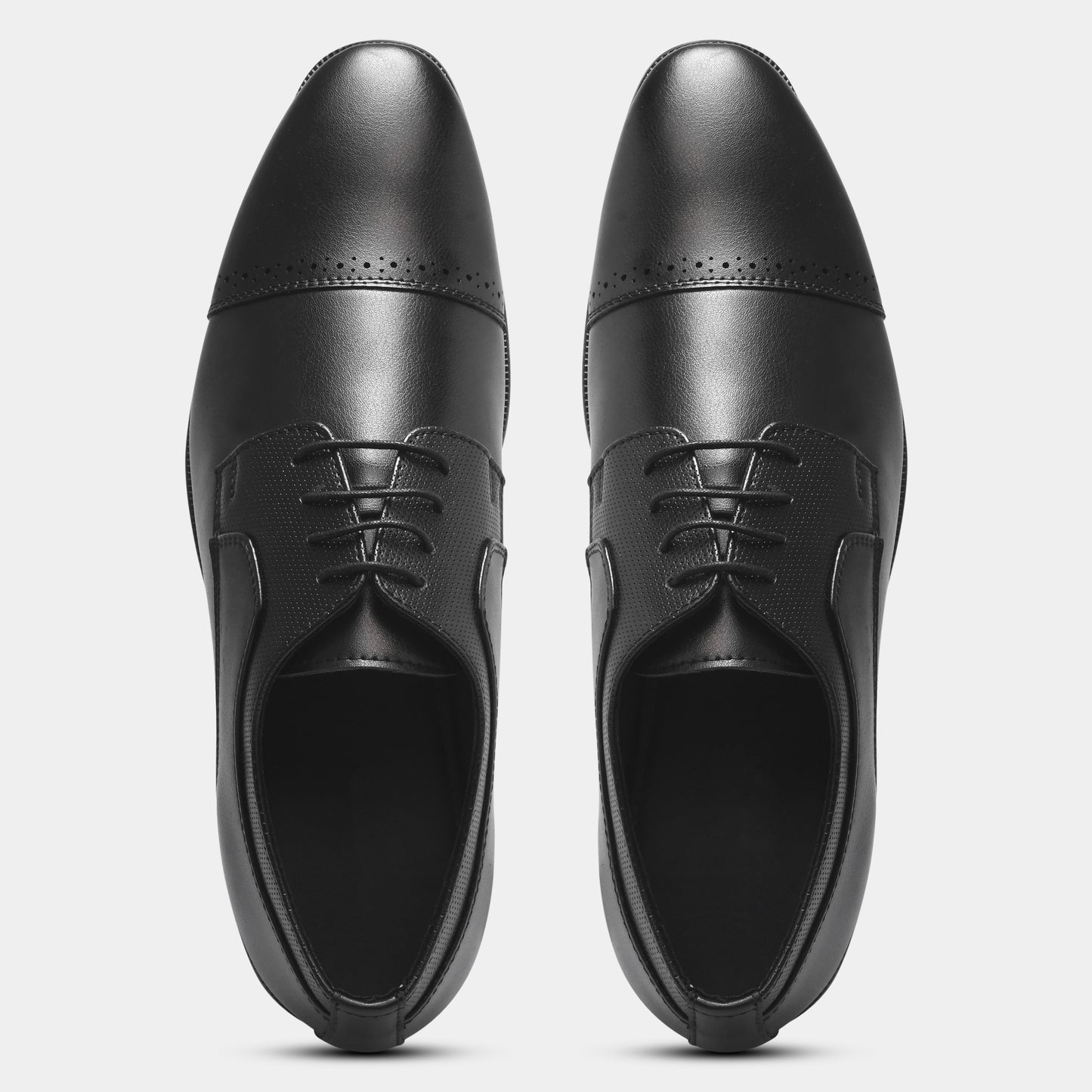 Wave Walker Grit Premium Oxford Black Shoes For Men