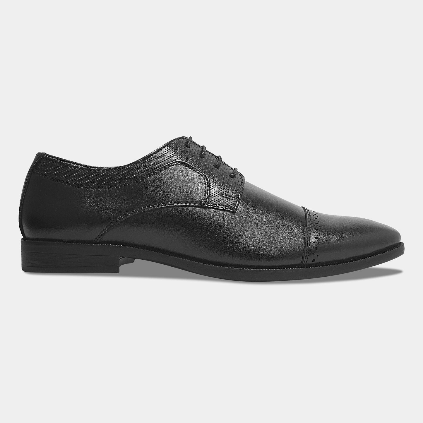 Wave Walker Grit Premium Oxford Black Shoes For Men
