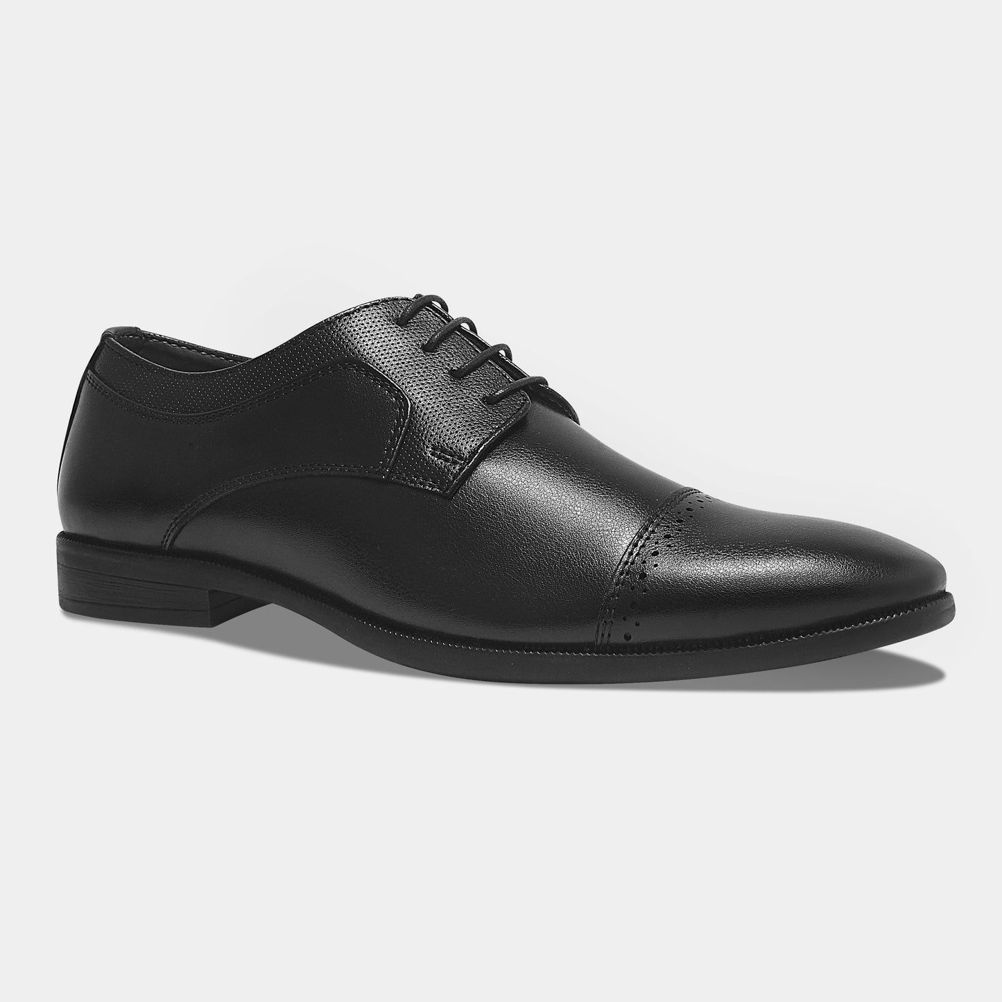 Wave Walker Grit Premium Oxford Black Shoes For Men