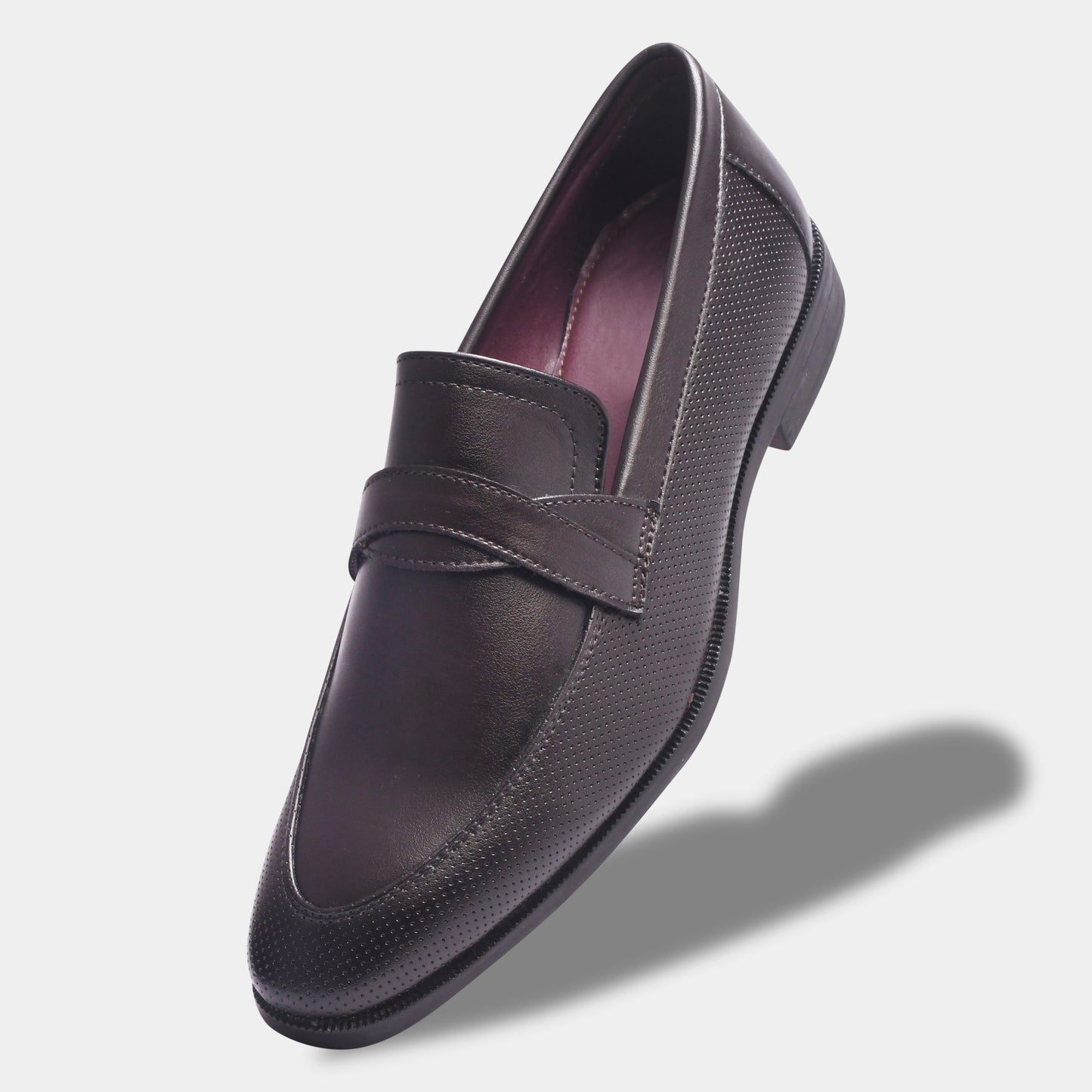 WAVEWALKER HUNTER Men Faux Leather Black Slip-On Loafers