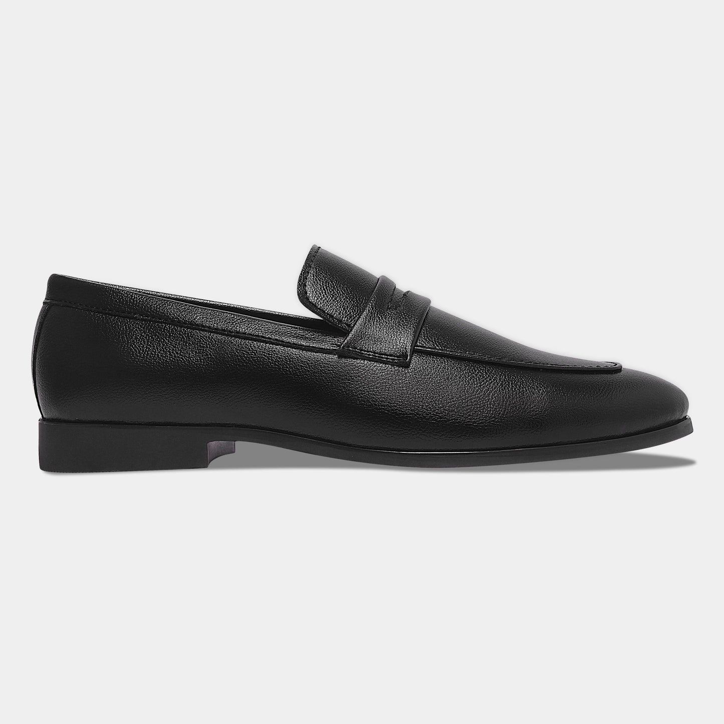 WAVEWALKER LEO Classic Dress Black Penny Loafers For Men