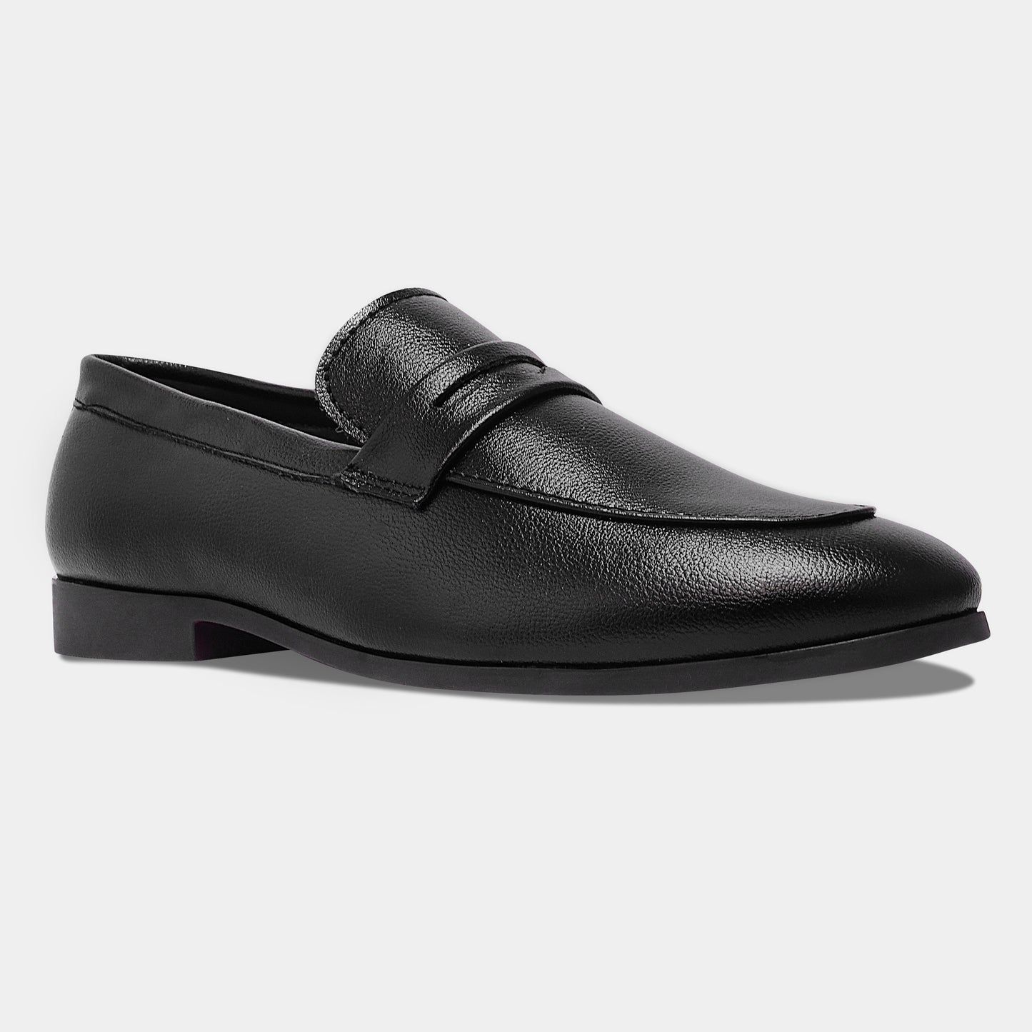 WAVEWALKER LEO Classic Dress Black Penny Loafers For Men