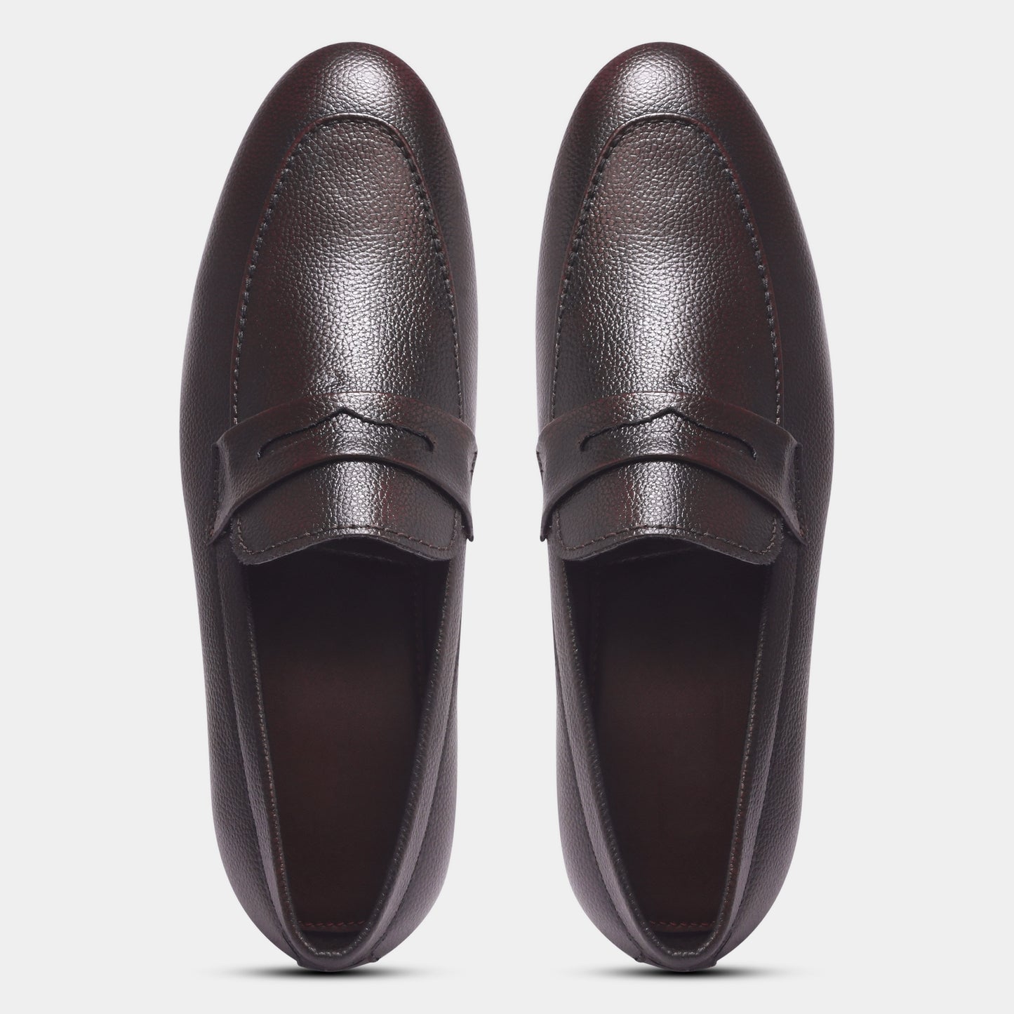 WAVEWALKER LEO Classic Dress Black Penny Loafers For Men