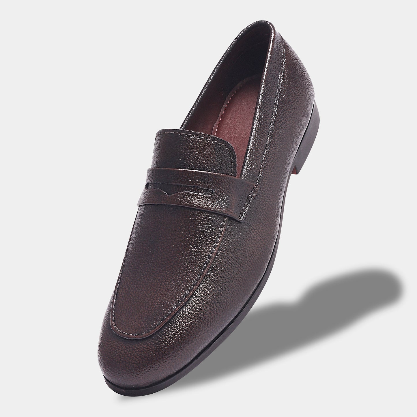 WAVEWALKER LEO Classic Dress Black Penny Loafers For Men