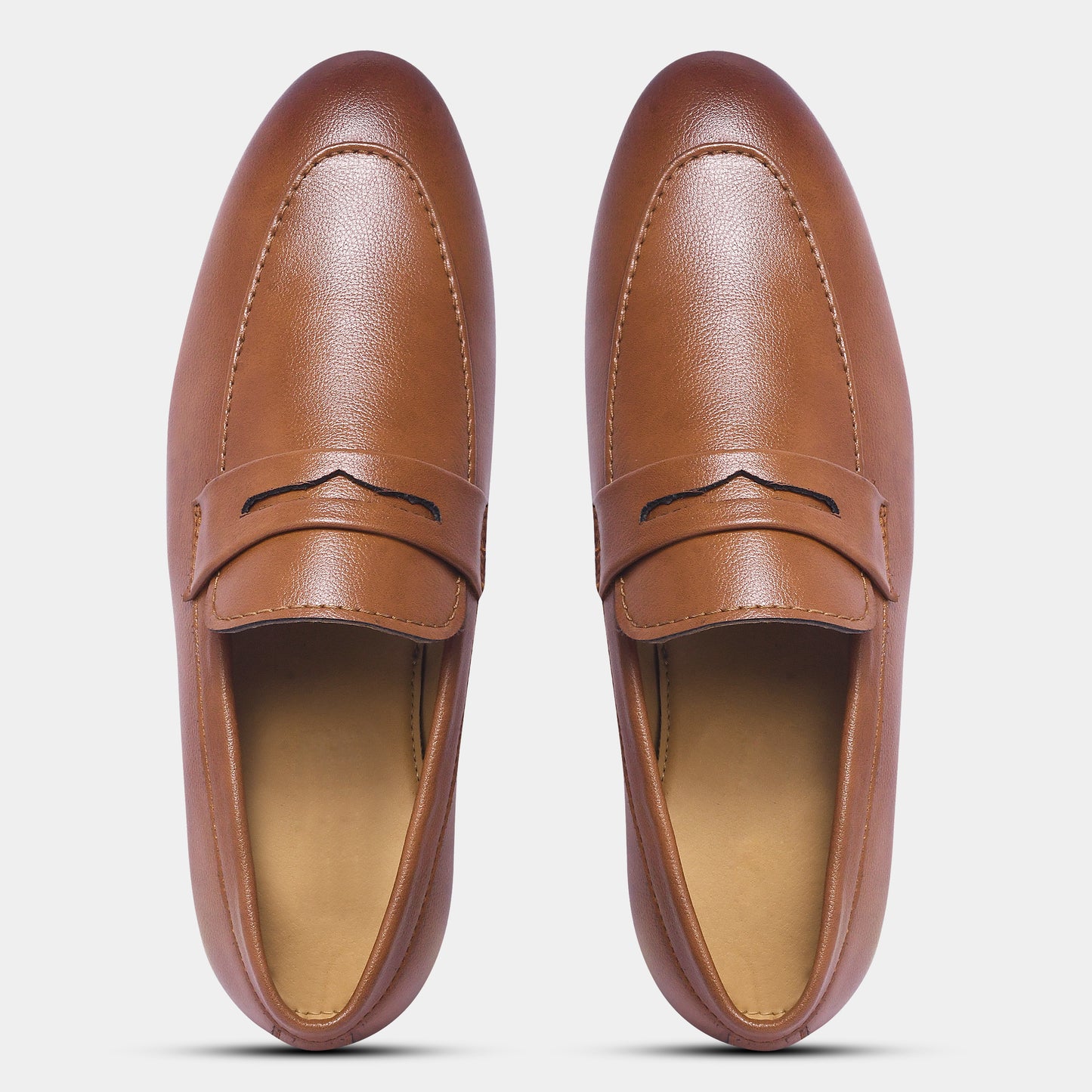 WAVEWALKER LEO Classic Dress Black Penny Loafers For Men