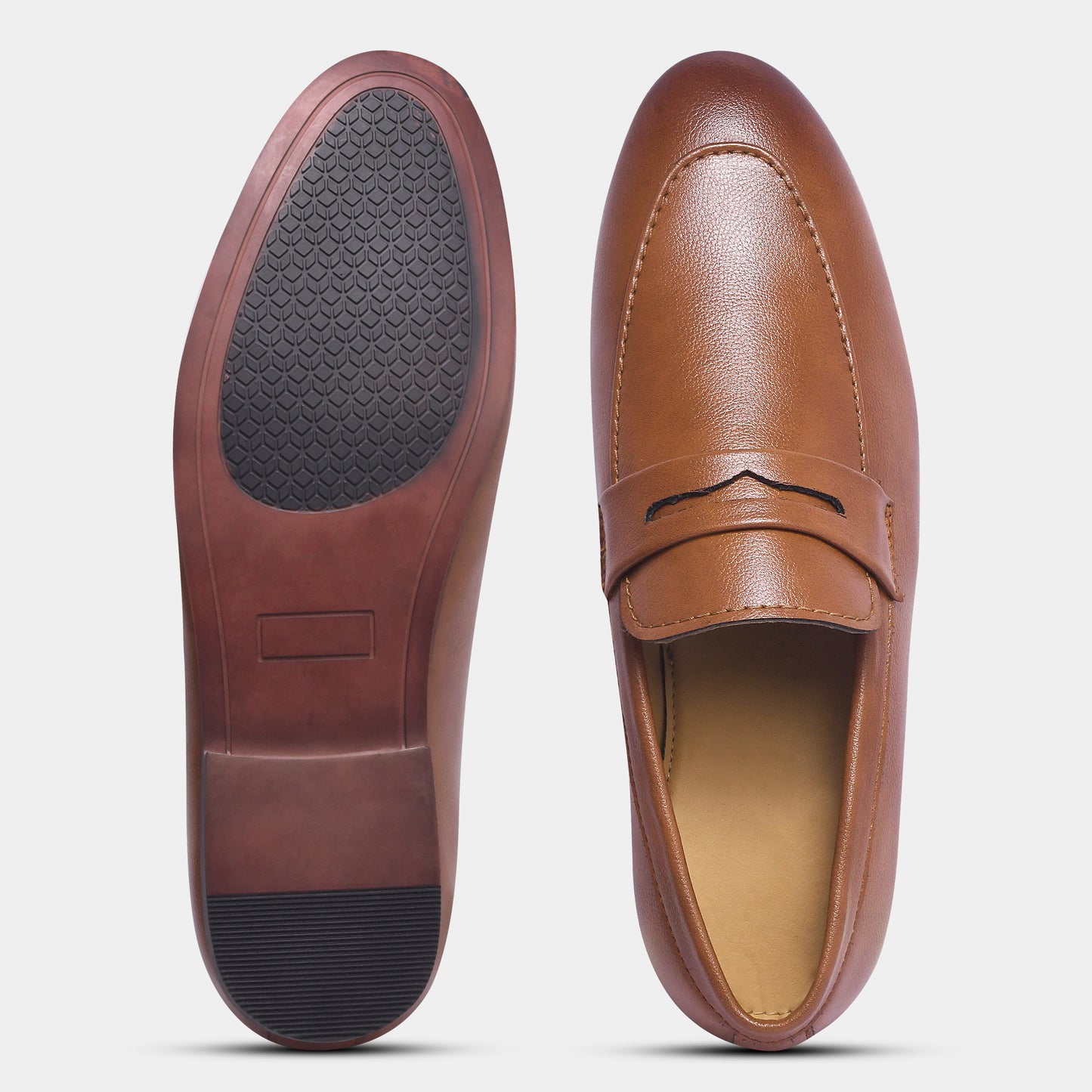 WAVEWALKER LEO Classic Dress Black Penny Loafers For Men