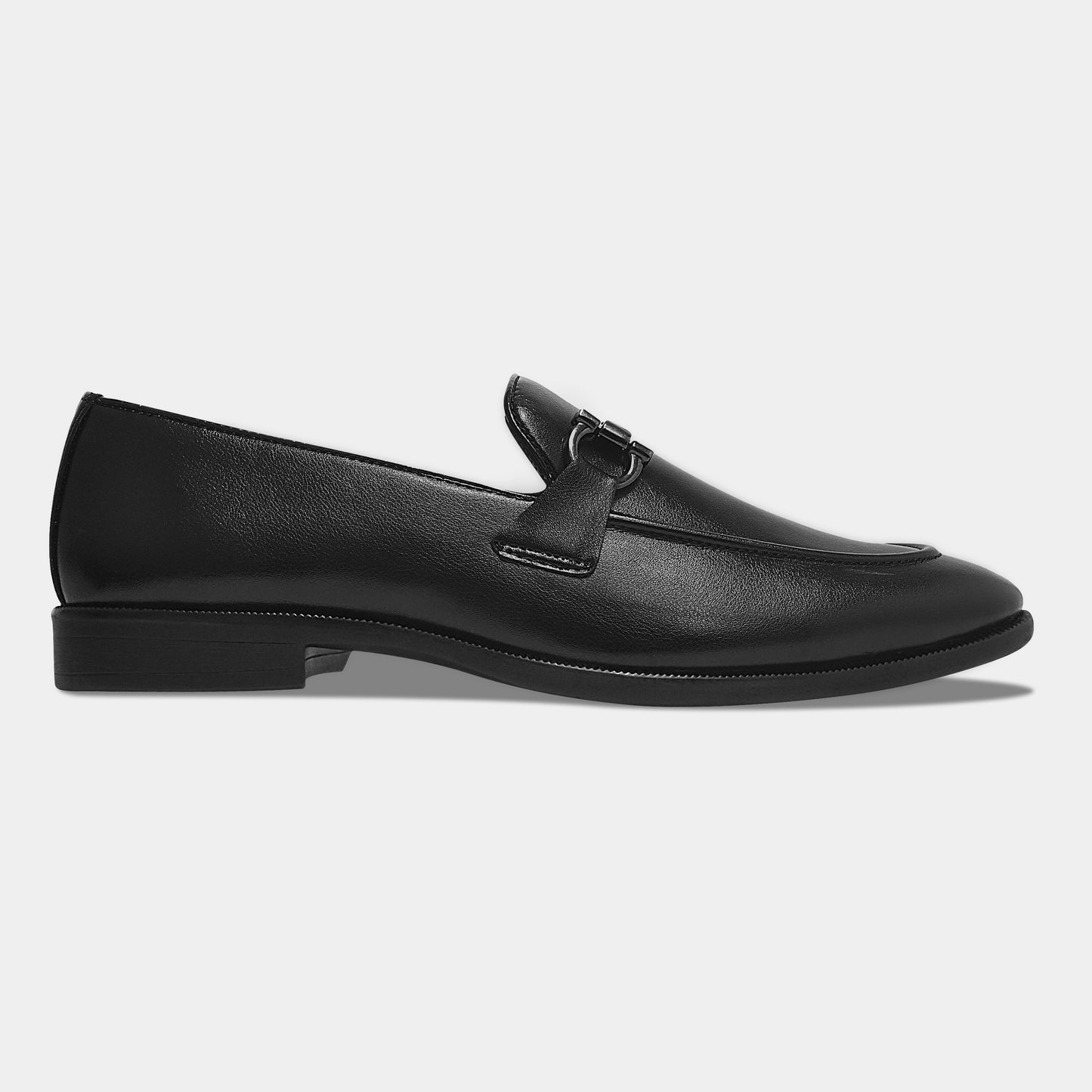 WAVEWALKER ONYX Classic Dress Black Penny Loafers For Men