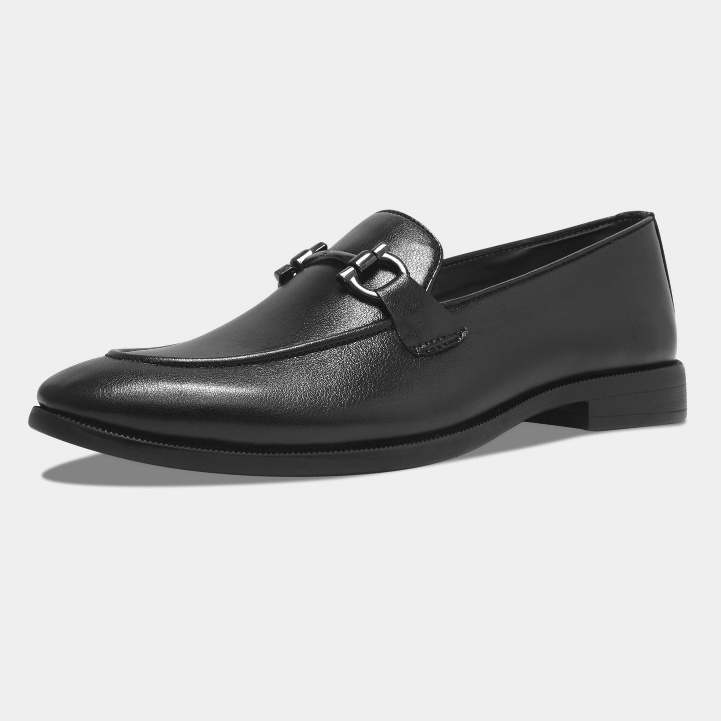 WAVEWALKER ONYX Classic Dress Black Penny Loafers For Men